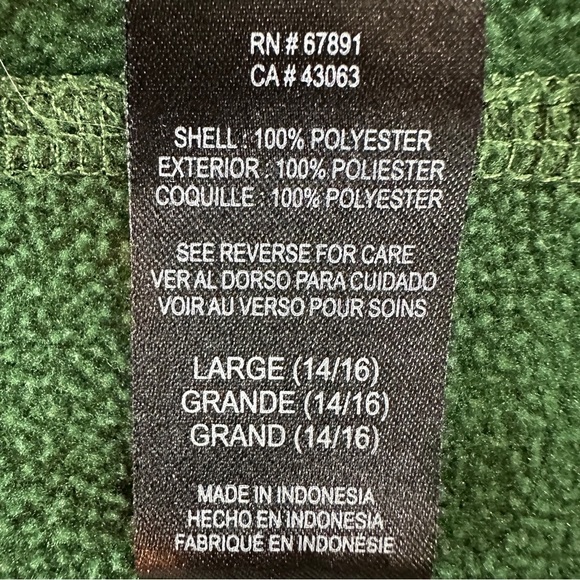 NFL Green Bay Packers Zip Up Hoodie Sweatshirt Green Gray Youth Large (14-16) - Picture 7 of 10